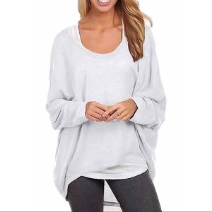 Oversized Batwing Sleeve Pullover Top ❗️MUST GO TODAY ❗️